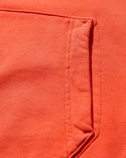 Stone Island Sweatshirts^Men's Garment Dyed Hooded Sweatshirt Papaya