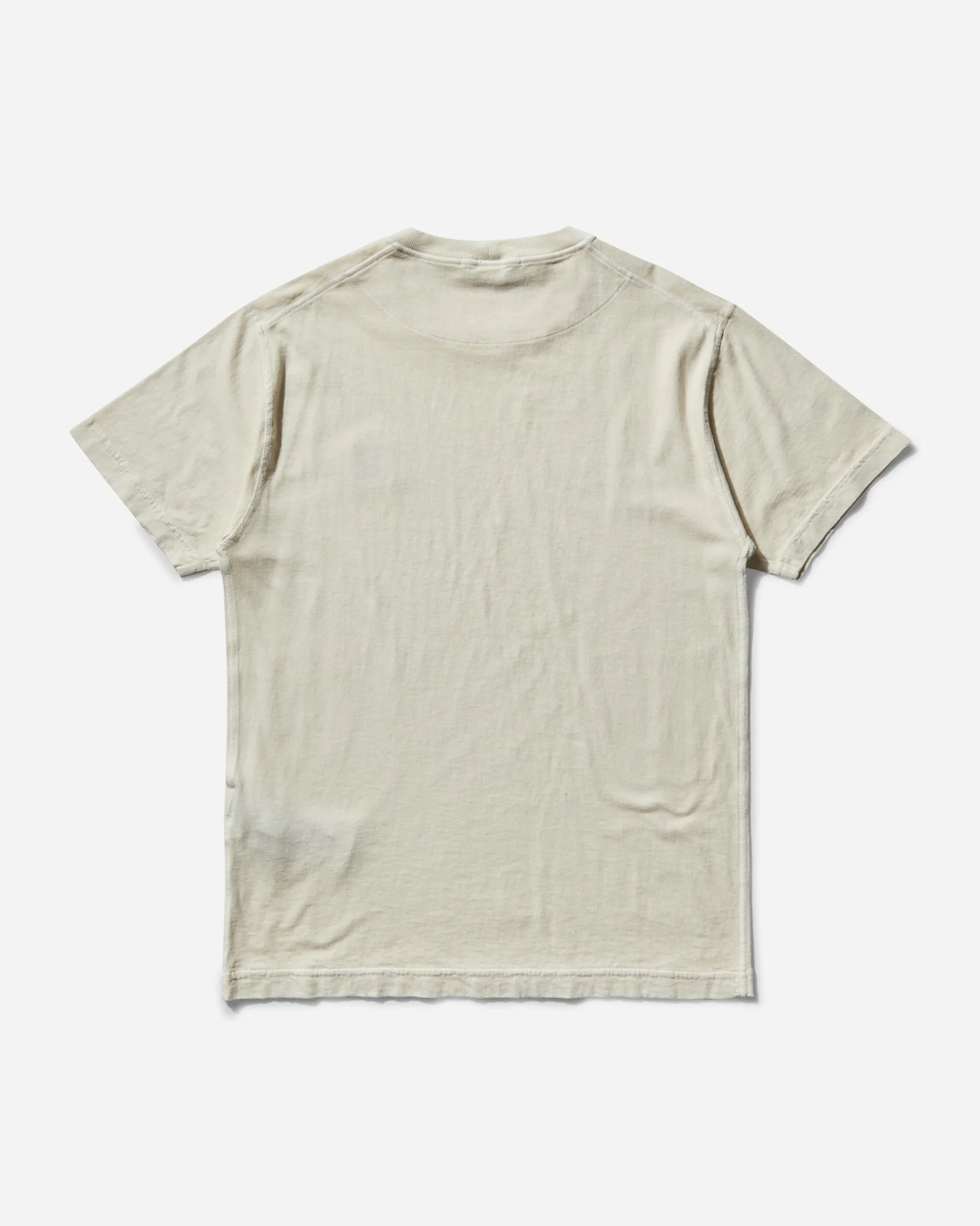 Stone Island T-Shirts^Men's Garment Dyed Logo T-Shirt Ivory