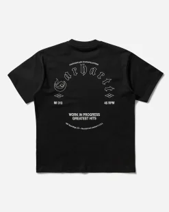 Carhartt WIP T-Shirts^Men's Greatest Hits T-Shirt Black