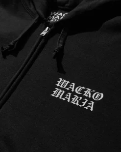 WACKO MARIA Sweatshirts^Men's Heavy Weight Full Zip Hoodie (Type-2) Black
