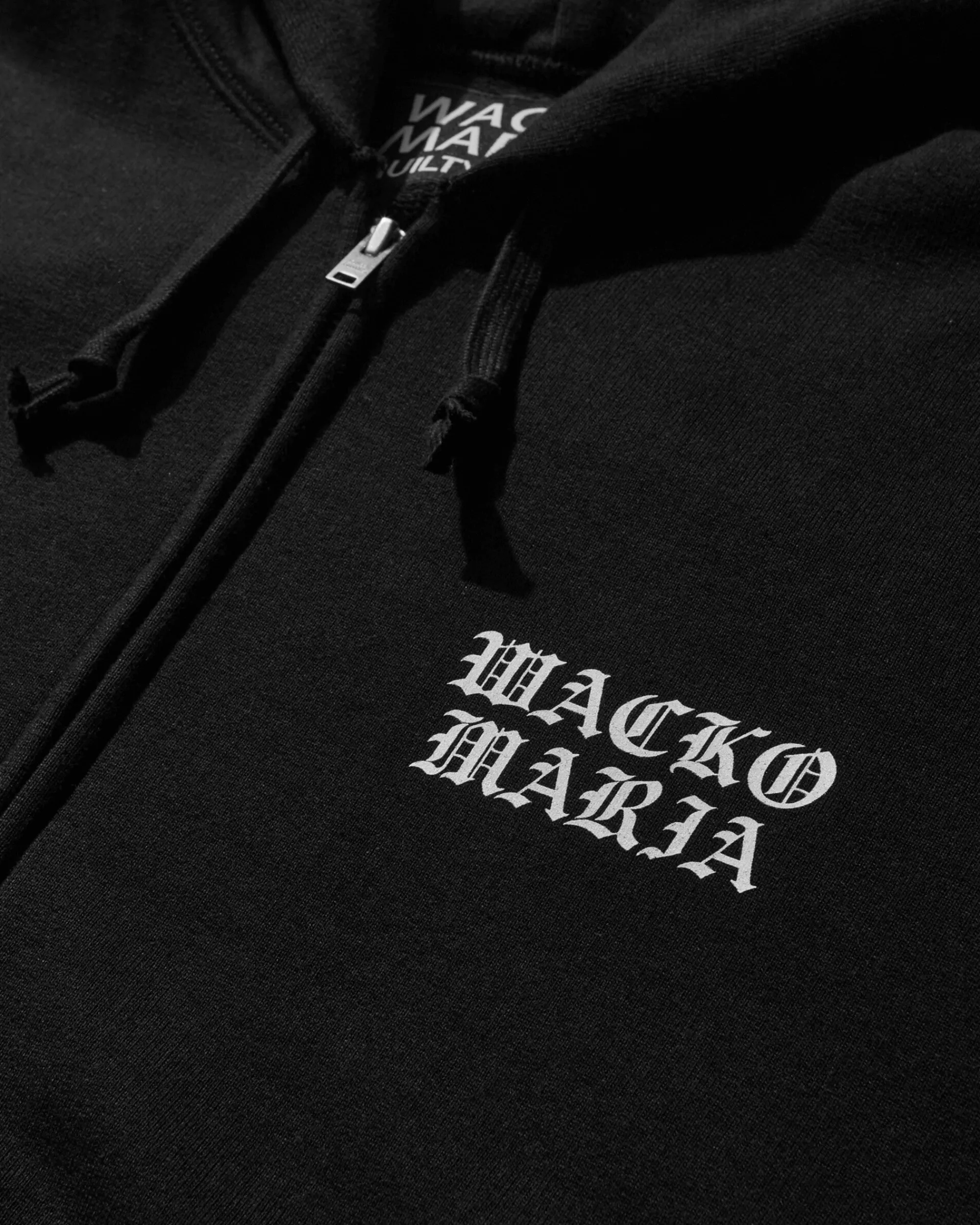 WACKO MARIA Sweatshirts^Men's Heavy Weight Full Zip Hoodie (Type-2) Black
