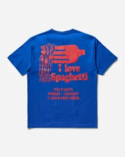 Public Possession T-Shirts^Men's I Love Spaghetti II T-Shirt Bright Blue
