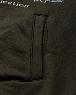 Cav Empt Sweatshirts|Sweatshirts^Men's Intercommunication Big Heavy Hoodie Black