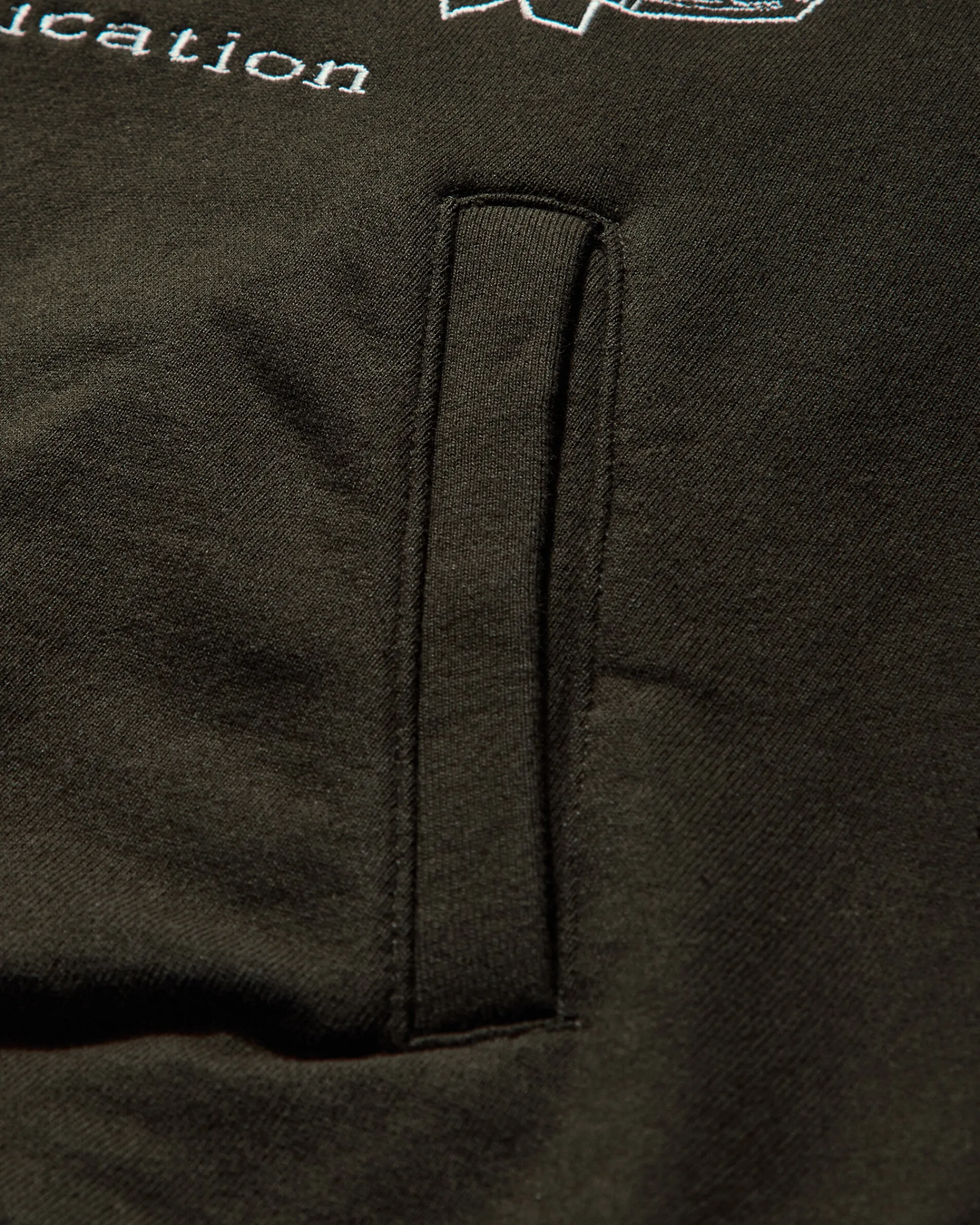 Cav Empt Sweatshirts|Sweatshirts^Men's Intercommunication Big Heavy Hoodie Black