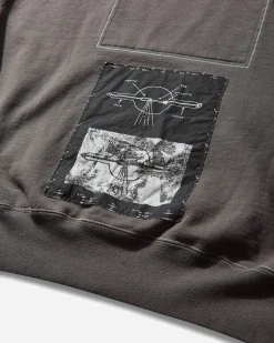Cav Empt Sweatshirts^Men's Inverter Crewneck Sweatshirt Charcoal