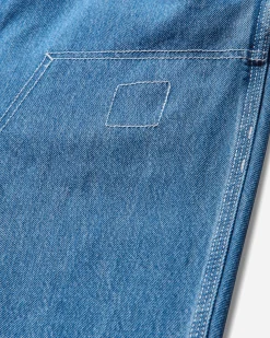 Carhartt WIP Pants^Men's INVINCIBLE Removed Pocket Double Knee Pants Blue (Stone Washed)