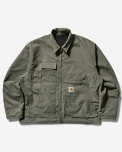 Carhartt WIP Coats And Jackets^Men's INVINCIBLE Reversible Max Detroit Jacket Black / Sage Green