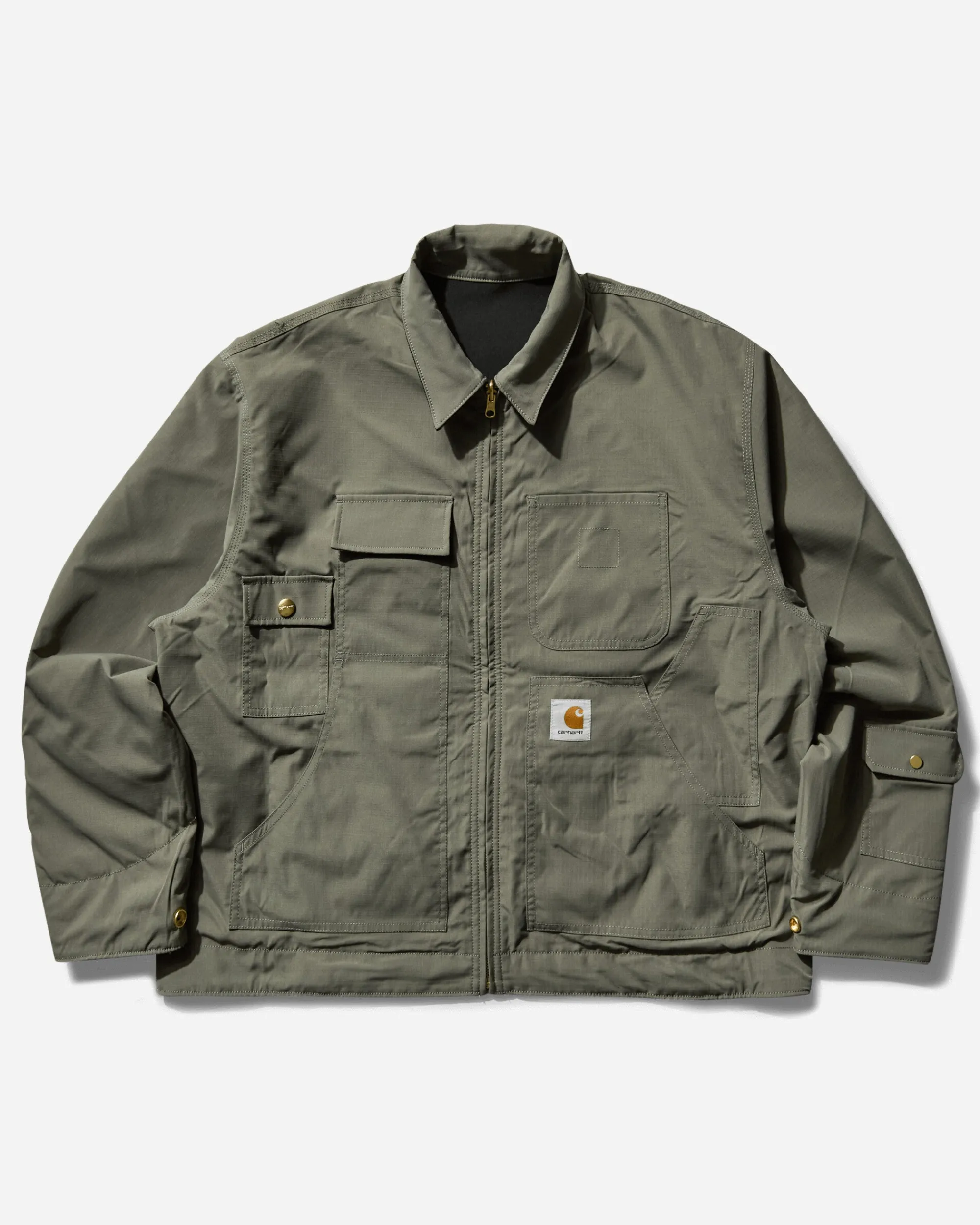 Carhartt WIP Coats And Jackets^Men's INVINCIBLE Reversible Max Detroit Jacket Black / Sage Green