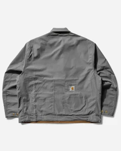 Carhartt WIP Coats And Jackets^Men's INVINCIBLE Reversible Max Detroit Jacket Hamilton Brown / Wolf Grey