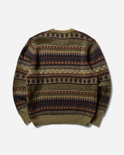 Nike Knitwear^Men's Isle Swoosh Jumper Neutral Olive