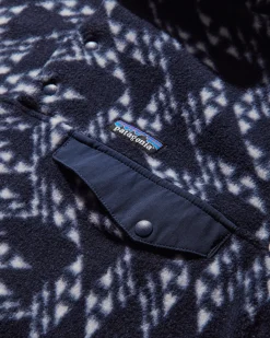 Patagonia Sweatshirts^Men's Lightweight Synchilla Snap-T Fleece Pullover Synched Flight / New Navy