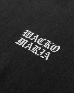 WACKO MARIA T-Shirts^Men's Logo Longsleeve T-Shirt (Type-1) Black