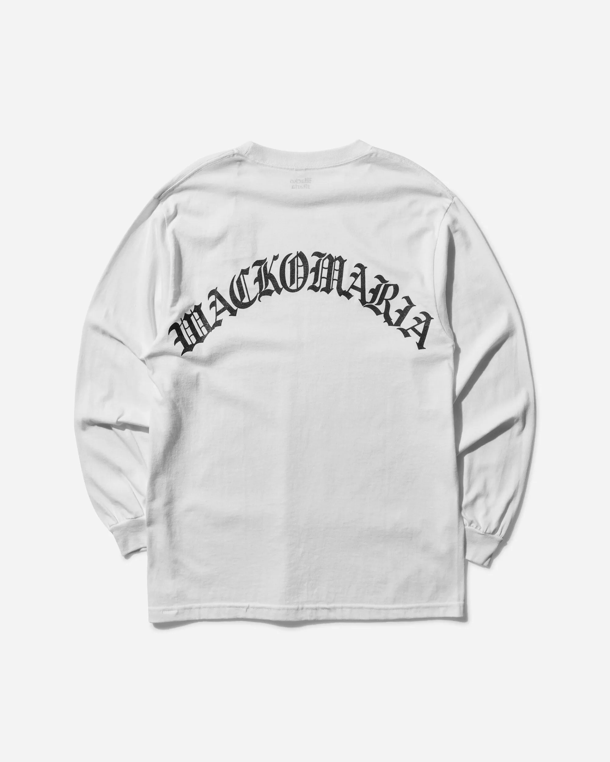 WACKO MARIA T-Shirts^Men's Logo Longsleeve T-Shirt (Type-1) White