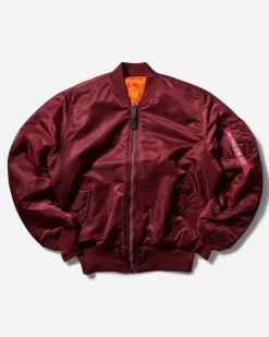 Alpha Industries Coats And Jackets^Men's MA-1 Bomber Jacket Burgundy