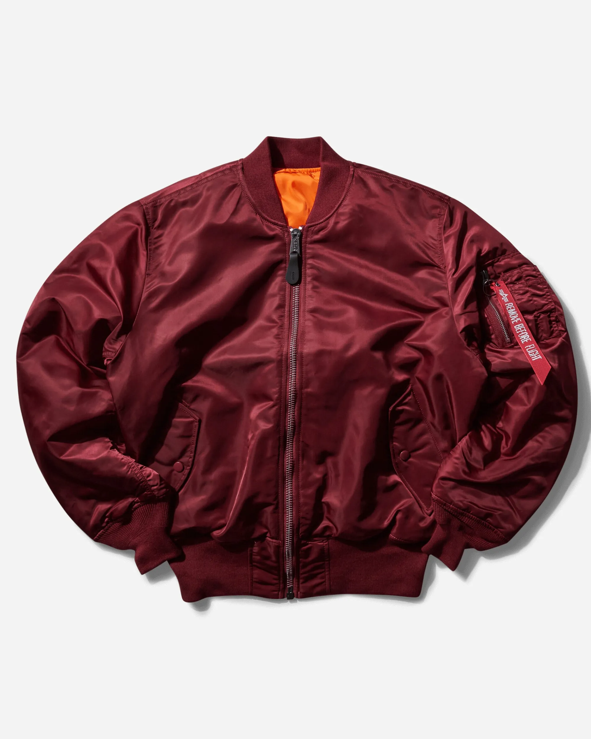 Alpha Industries Coats And Jackets^Men's MA-1 Bomber Jacket Burgundy