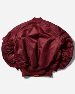Alpha Industries Coats And Jackets^Men's MA-1 Bomber Jacket Burgundy