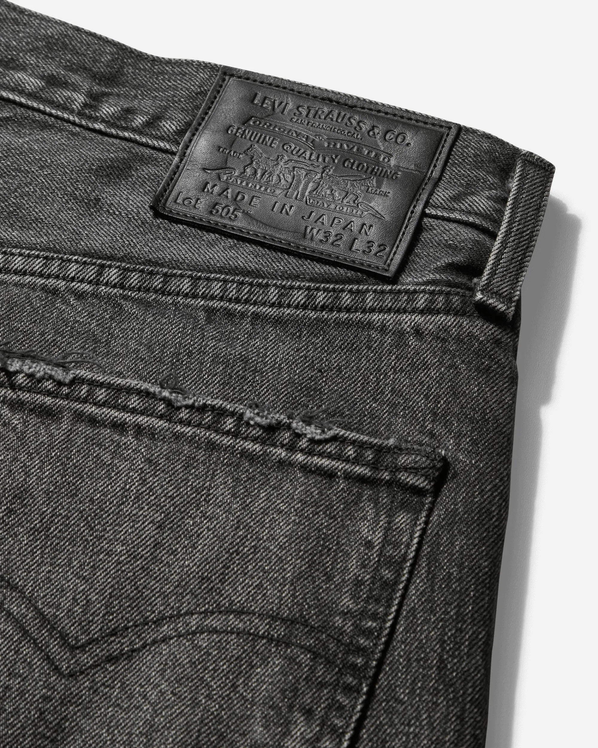 Levi's Pants^Men's Made in Japan 505 Regular Jeans Black