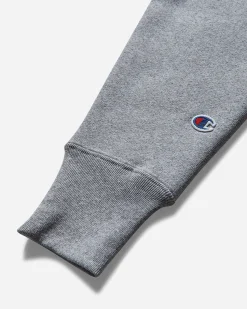 Champion Sweatshirts^Men's Made in USA Hoodie Silver Grey