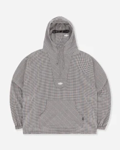 Umbro Coats And Jackets|Coats And Jackets^Men's Masked Checked Anorak Brown / Black Check