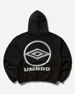 Umbro Sweatshirts^Men's Masked Hoodie Black