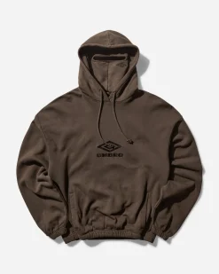 Umbro Sweatshirts|Sweatshirts^Men's Masked Hoodie Dark Brown