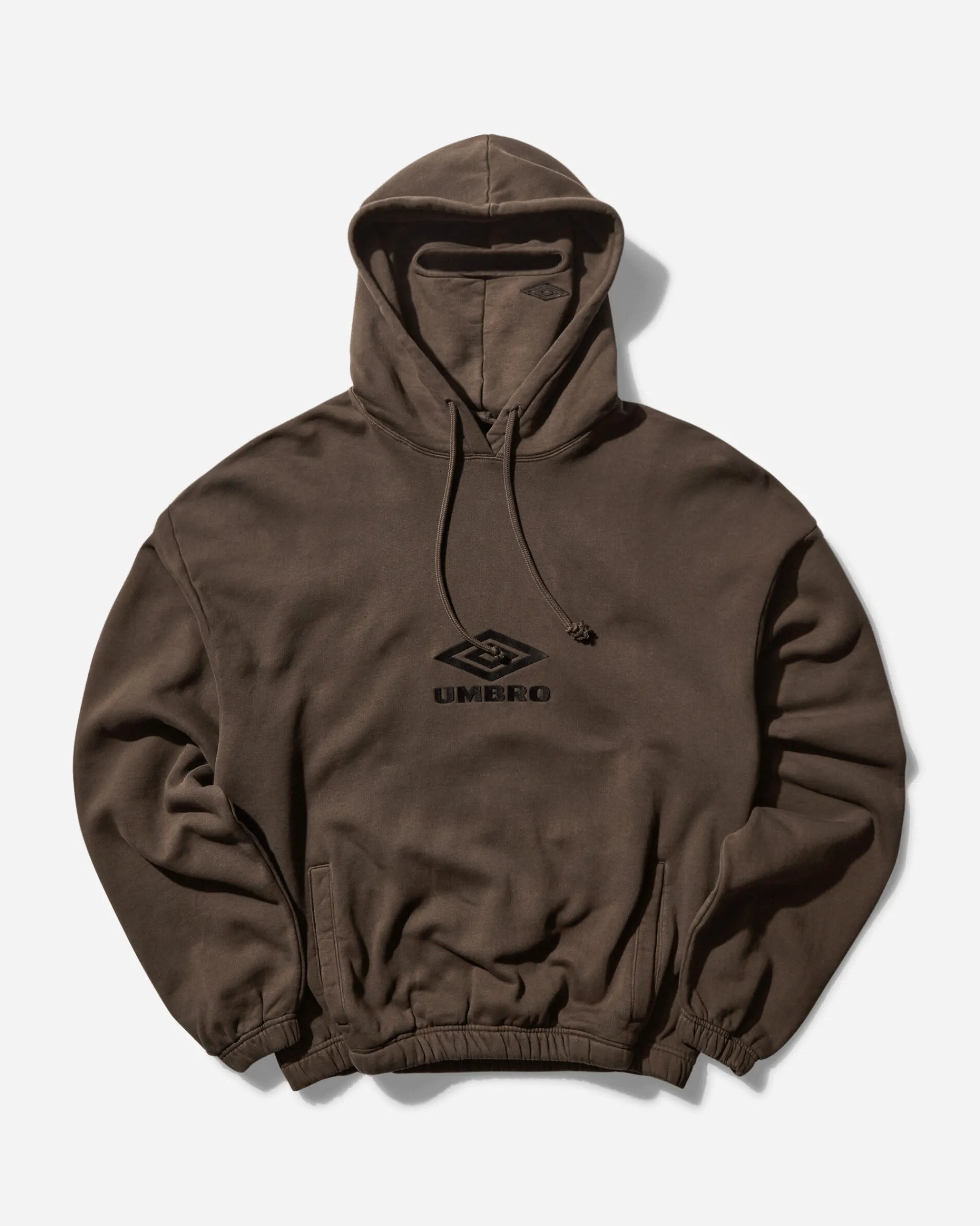 Umbro Sweatshirts|Sweatshirts^Men's Masked Hoodie Dark Brown