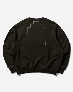 Cav Empt Sweatshirts|Sweatshirts^Men's MD Authorship Big Crewneck Sweatshirt Black