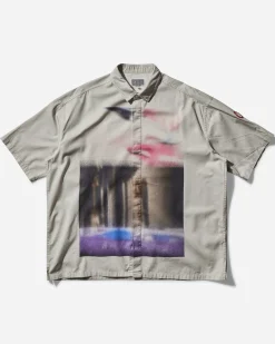 Cav Empt Shirts^Men's MD Claimant Big Shirt Beige