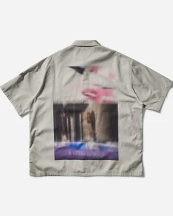Cav Empt Shirts^Men's MD Claimant Big Shirt Beige