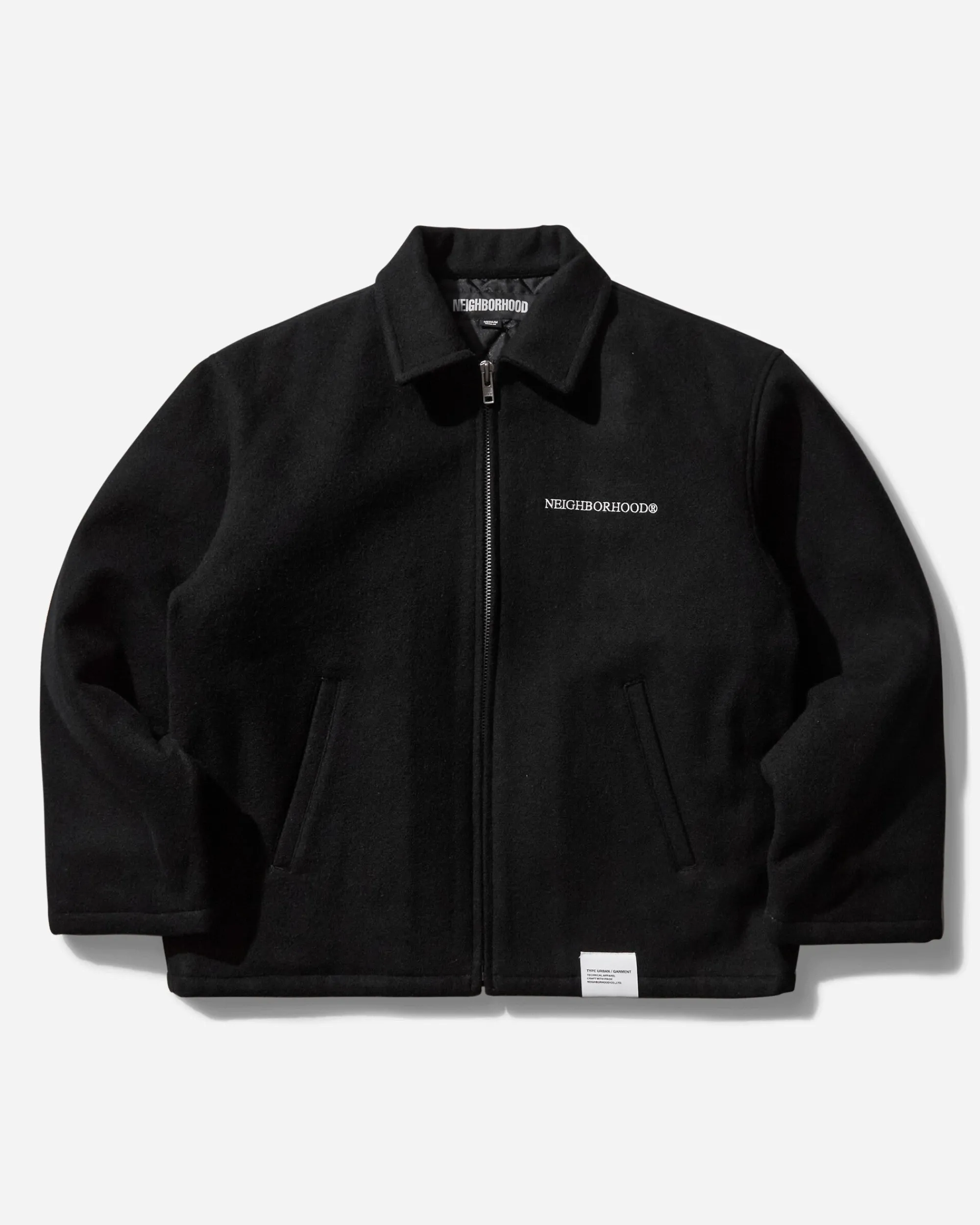 Neighborhood Coats And Jackets^Men's Melton Zip Work Jacket Black