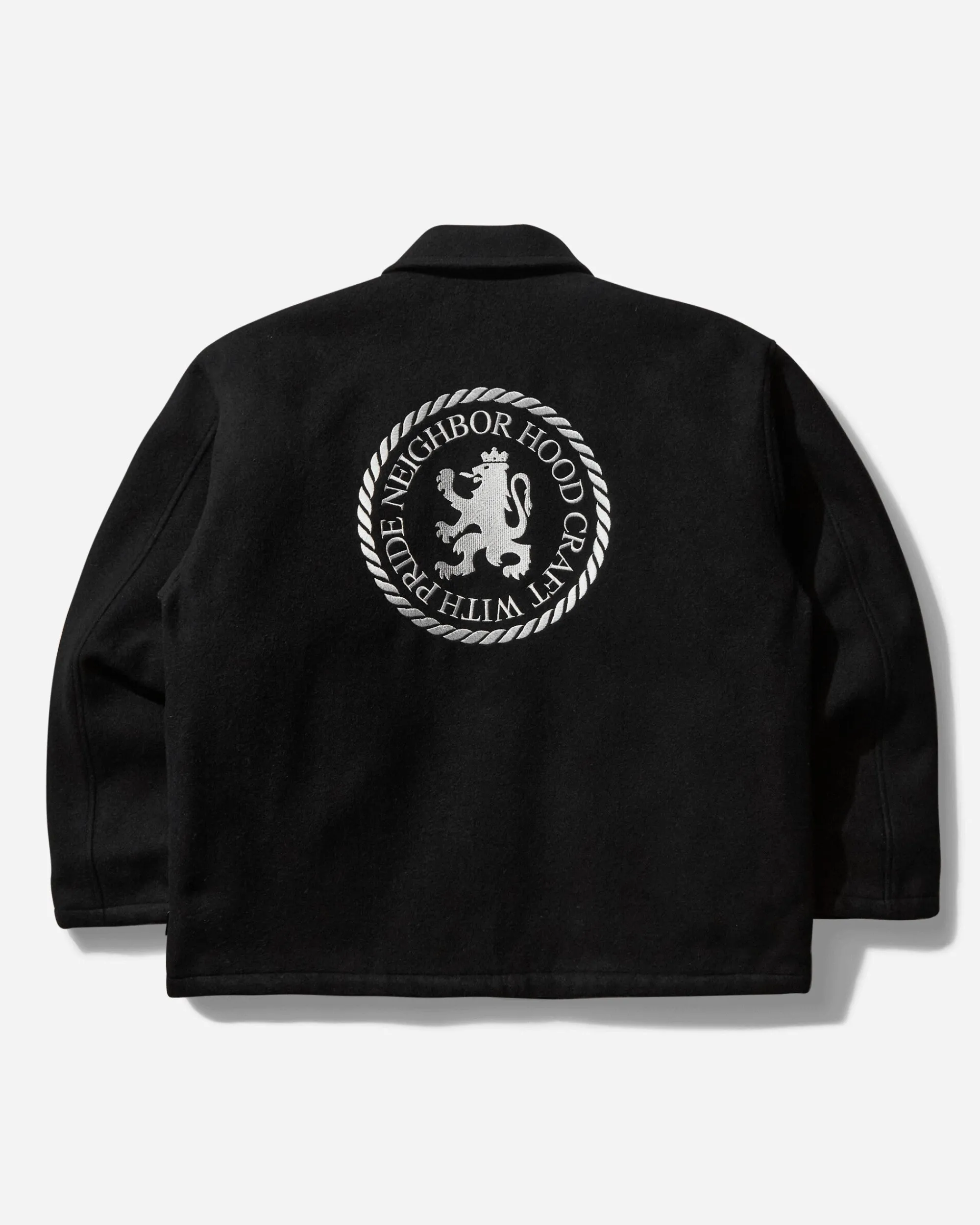 Neighborhood Coats And Jackets^Men's Melton Zip Work Jacket Black