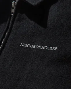 Neighborhood Coats And Jackets^Men's Melton Zip Work Jacket Black