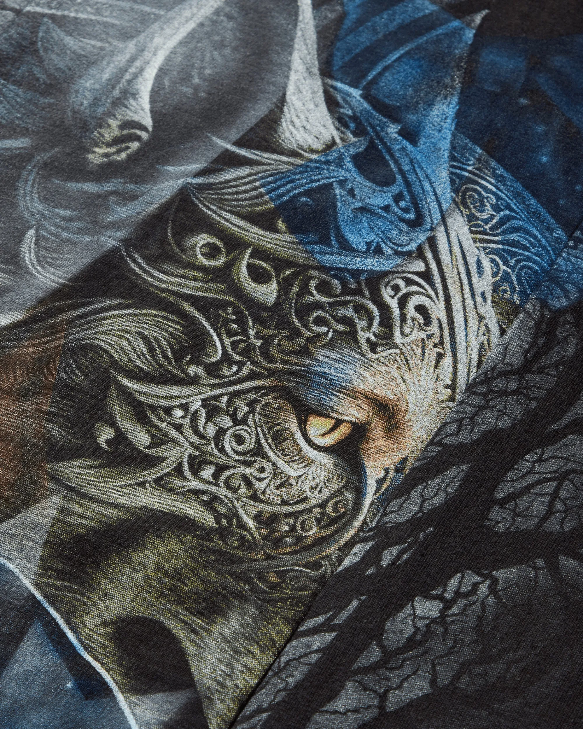 Lueder T-Shirts|T-Shirts^Men's Mia Phantasy T-Shirt Black / Blue