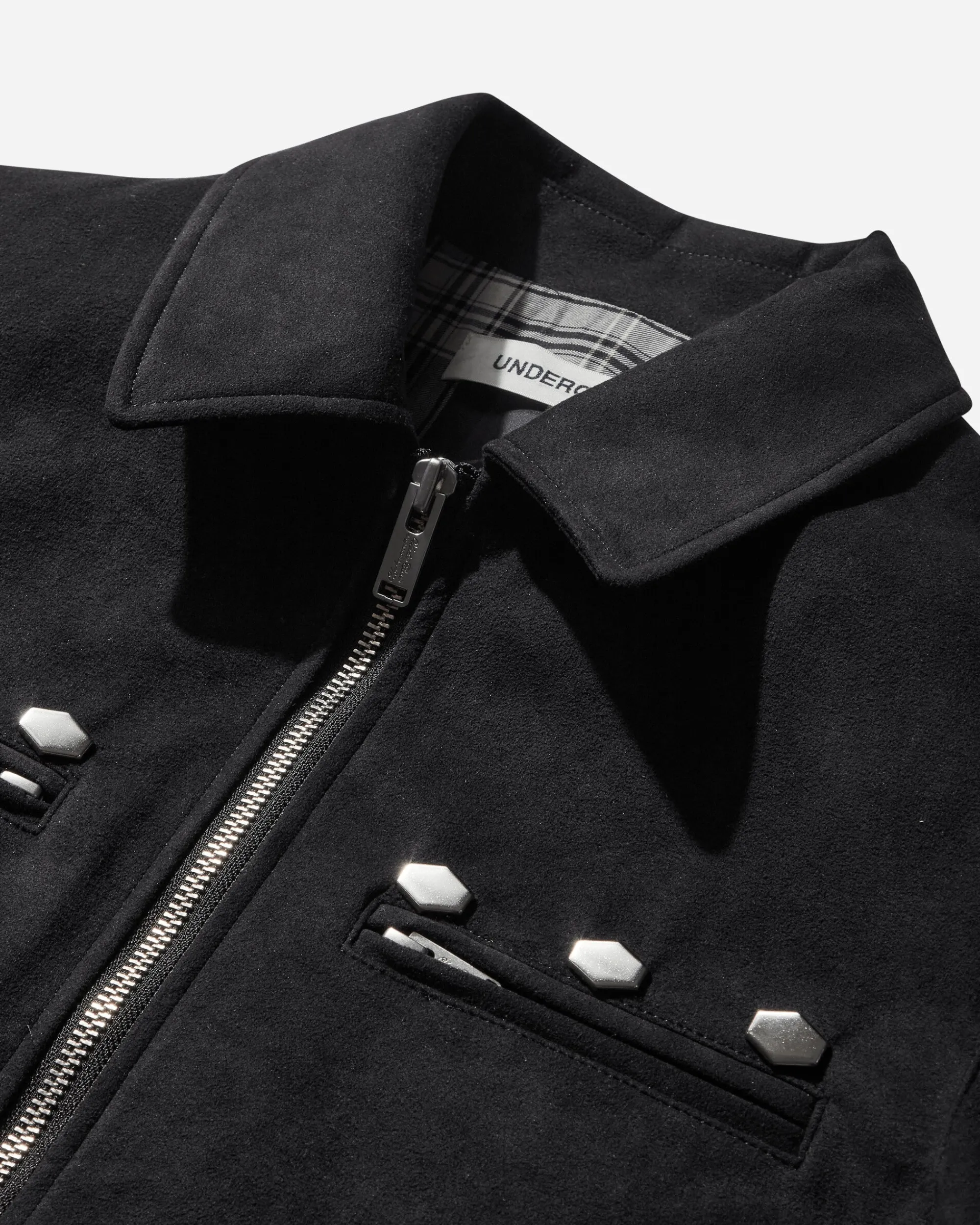 Undercover Coats And Jackets^Men's Micro Suede Studded Jacket Black