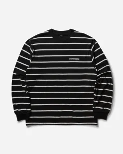 No Problemo T-Shirts|T-Shirts^Men's Mini Problemo Striped Longsleeve T-Shirt Black
