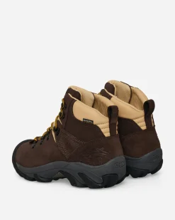 Keen Boots^Men's Mountain Research Pyrenees Waterproof Hiking Boots Brown