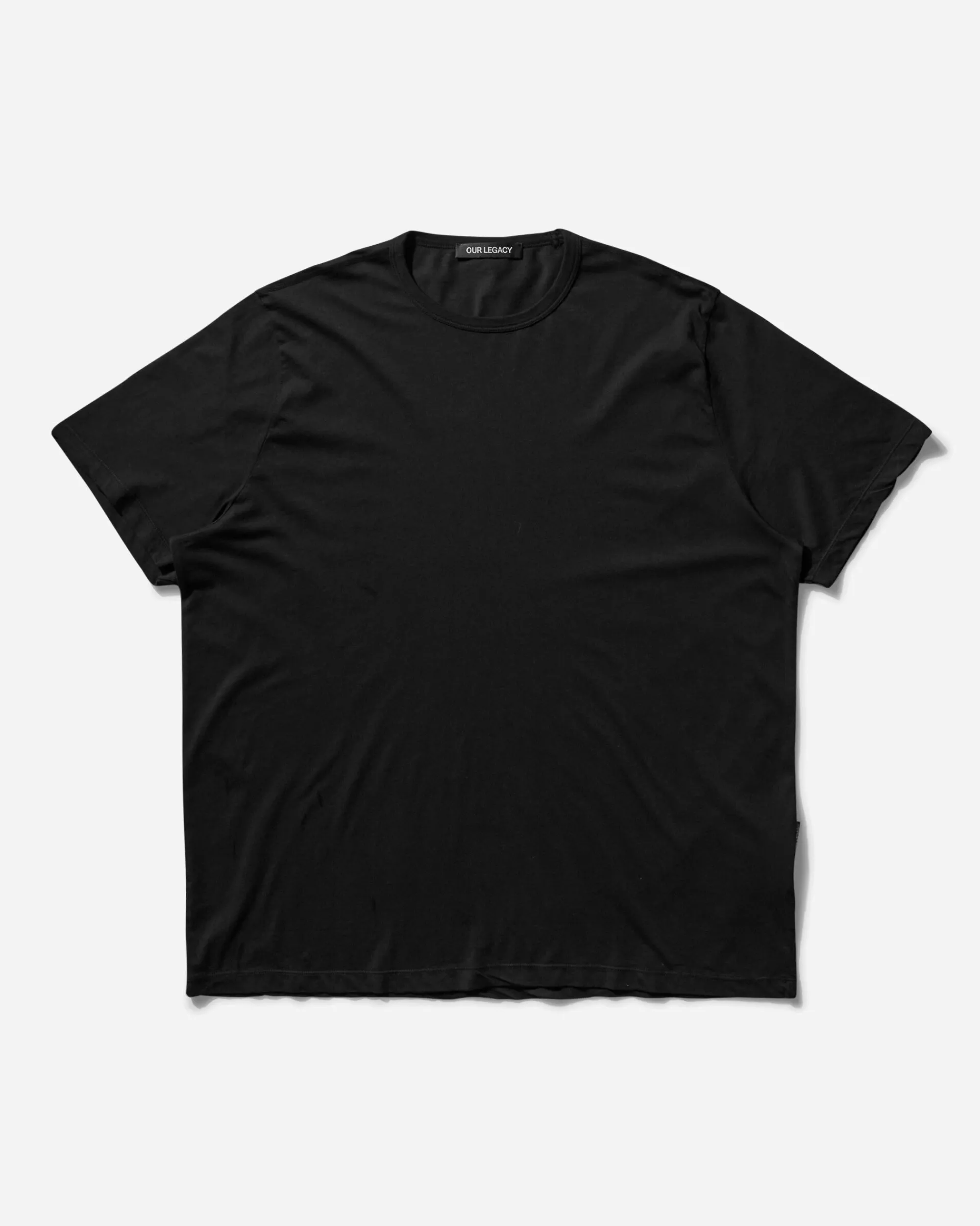 Our Legacy T-Shirts^Men's New Box T-Shirt Black