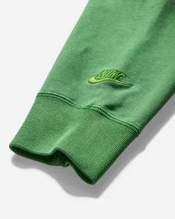 Nike Sweatshirts^Men's Nigo Fleece Crewneck Sweatshirt Lucky Green / Speed Yellow