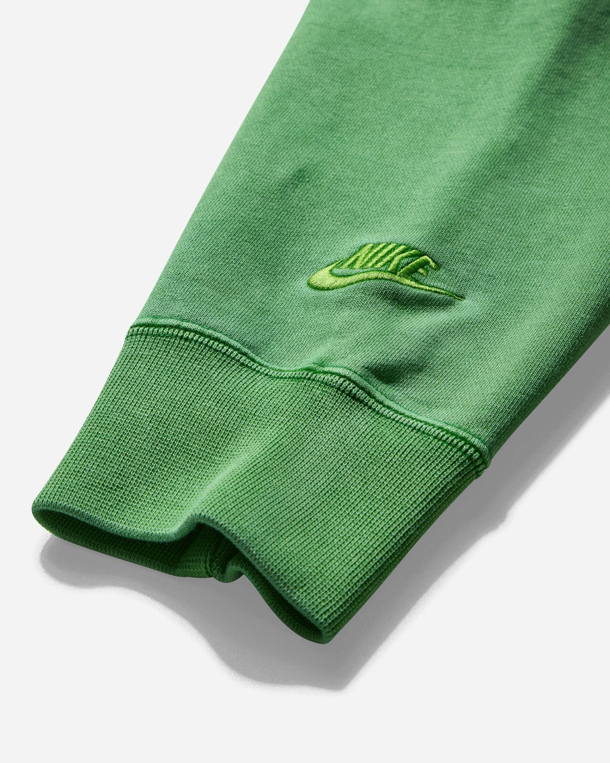 Nike Sweatshirts^Men's Nigo Fleece Crewneck Sweatshirt Lucky Green / Speed Yellow