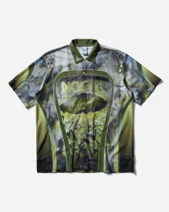 Nike Shirts^Men's NOCTA Opal Tito Neeks Button Down Oil Green