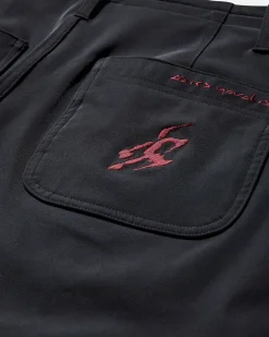 Asics Pants^Men's Novalis Liatrisory Pants Anthracite / Red