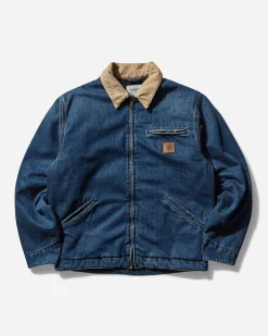 Carhartt WIP Coats And Jackets^Men's OG Detroit Jacket Blue (Worn Used Wash)