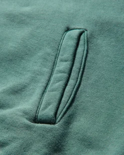 Cav Empt Sweatshirts^Men's Overdye Collared Half Zip Sweatshirt Green