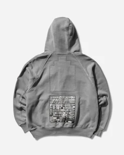 Cav Empt Sweatshirts^Men's Overdye MD Explorer Big Heavy Hoodie Grey