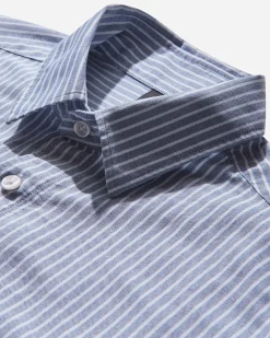 No Problemo Shirts^Men's Oxford Stripe Shirt White