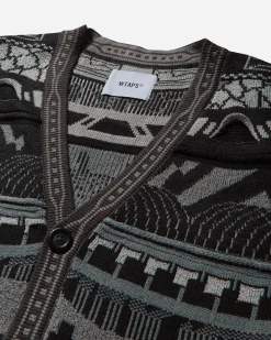 WTAPS Knitwear^Men's Palmer 813 Cardigan Black