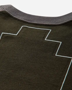 Cav Empt Sweatshirts^Men's Panel Shoulder Crewneck Sweatshirt Black
