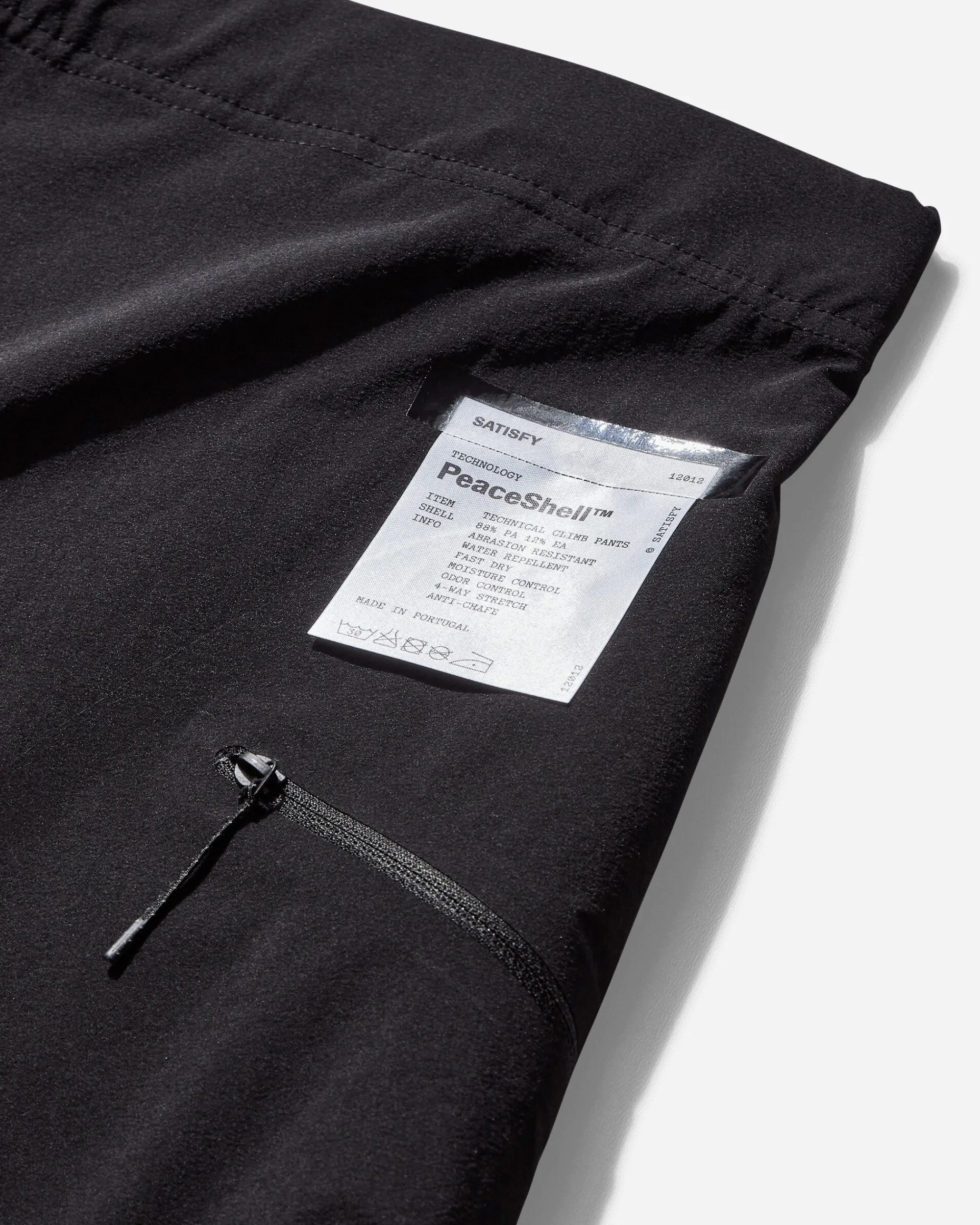 Satisfy Pants^Men's PeaceShell Technical Climb Pants Black