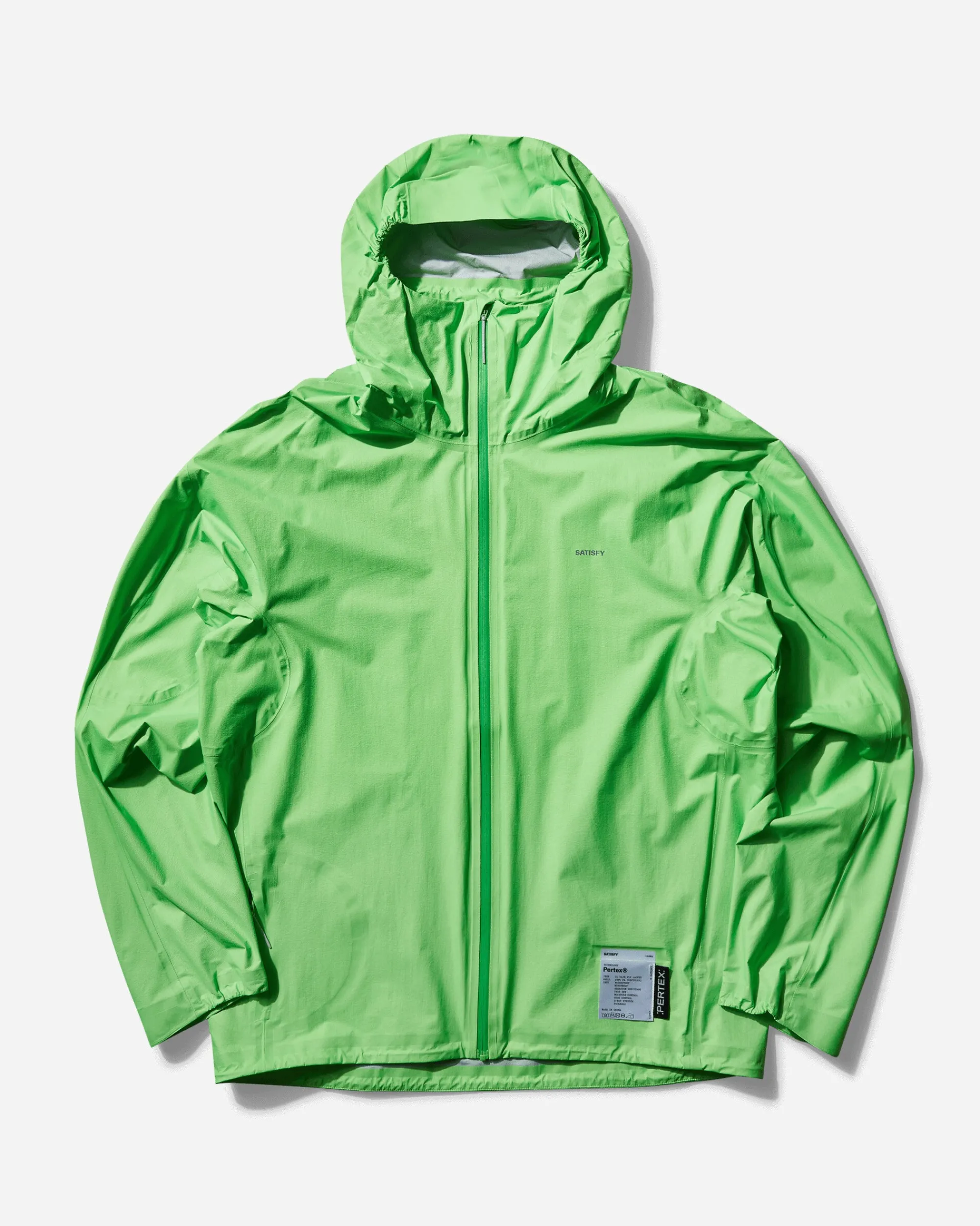 Satisfy Coats And Jackets^Men's Pertex 3L Fly Rain Jacket Neon Green