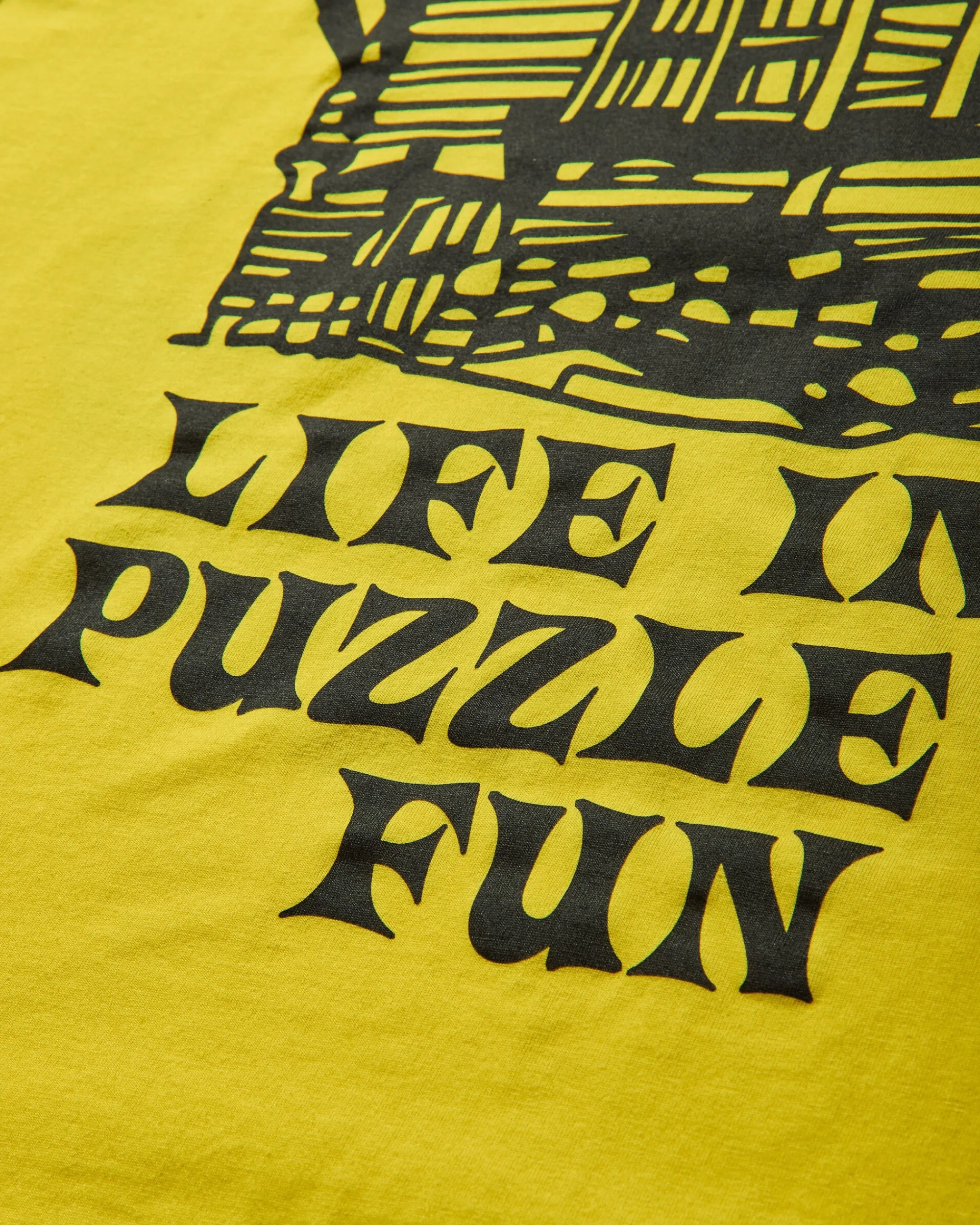 Public Possession T-Shirts^Men's Phantasia Sciencia Longsleeve T-Shirt Yellow